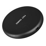 Max QI Wireless Fast Charger 2A Pad for Samsung S8 S8+S9 iPhone X iPhone 8 Black