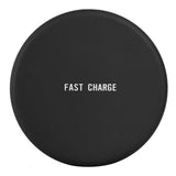 Max QI Wireless Fast Charger 2A Pad for Samsung S8 S8+S9 iPhone X iPhone 8 Black