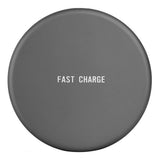 Max QI Wireless Fast Charger 2A Pad for Samsung S8 S8+S9 iPhone X iPhone 8 Gray