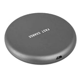 Max QI Wireless Fast Charger 2A Pad for Samsung S8 S8+S9 iPhone X iPhone 8 Gray