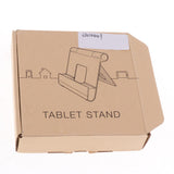 Maxbell Aluminum Adjustable Phone Stand Tablet Holder Lazy Desktop Mount Black