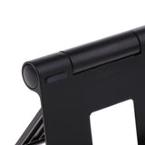 Maxbell Aluminum Adjustable Phone Stand Tablet Holder Lazy Desktop Mount Black