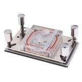 Max Acrylic-PC CPU Water Cooling Block Waterblock Copper Base Cool Inner Channel