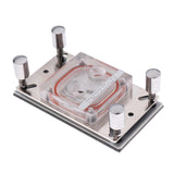 Max Acrylic-PC CPU Water Cooling Block Waterblock Copper Base Cool Inner Channel