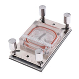 Max Acrylic-PC CPU Water Cooling Block Waterblock Copper Base Cool Inner Channel