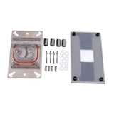 Max Acrylic-PC CPU Water Cooling Block Waterblock Copper Base Cool Inner Channel