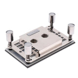 Max PC CPU Water Cooling Block Waterblock Copper Base Cool Inner Channel-Silver