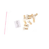 Max 10 Pcs Straight Head Female Jack RF Coaxial Adapter Connector Gold Tone