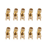 Maxbell 10x RF Female Jack Right Angle 90 Degree Metal Coaxial Adapter Connector
