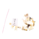 Maxbell 10x RF Female Jack Right Angle 90 Degree Metal Coaxial Adapter Connector