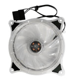 Maxbell Hydraulic Bearing 120mm 15 LED Fan for Computer Case/Water-cool Chassis White