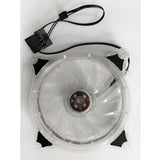 Maxbell Hydraulic Bearing 120mm 15 LED Fan for Computer Case/Water-cool Chassis White