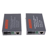 Maxbell A Pair Fiber Optical Converter HTB--3100AB 10/100Mbps Single Mode 25KM RJ45