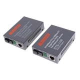 Maxbell A Pair Fiber Optical Converter HTB--3100AB 10/100Mbps Single Mode 25KM RJ45