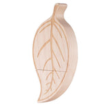 Max Wooden Leaf Shaped Hi-speed USB2.0 Flash Drive U Disk Memory Stick Disk 128G
