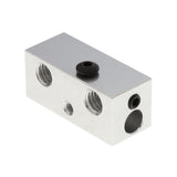 Max Aluminum Heating Hot Block Heater Assembly for 3D Printer Extruder Silver