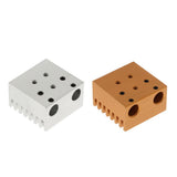 Max 1 Pcs Aluminum Alloy Heat Sink Cooler Cooling Radiator for 3D Printer Gold