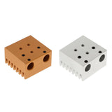 Max 1 Pcs Aluminum Alloy Heat Sink Cooler Cooling Radiator for 3D Printer Gold