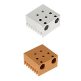 Max 1 Pcs Aluminum Alloy Heat Sink Cooler Cooling Radiator for 3D Printer Gold