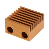 Max 1 Pcs Aluminum Alloy Heat Sink Cooler Cooling Radiator for 3D Printer Gold