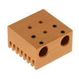 Max 1 Pcs Aluminum Alloy Heat Sink Cooler Cooling Radiator for 3D Printer Gold