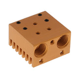 Max 1 Pcs Aluminum Alloy Heat Sink Cooler Cooling Radiator for 3D Printer Gold