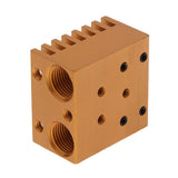 Max 1 Pcs Aluminum Alloy Heat Sink Cooler Cooling Radiator for 3D Printer Gold