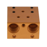 Max 1 Pcs Aluminum Alloy Heat Sink Cooler Cooling Radiator for 3D Printer Gold