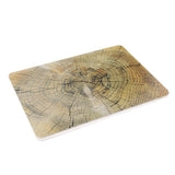 Maxbell Plastic Hard Cover Case Protector Shell Wood Grain Shape for Macbook Air 13"