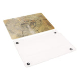 Maxbell Plastic Hard Cover Case Protector Shell Wood Grain Shape for Macbook Air 13"