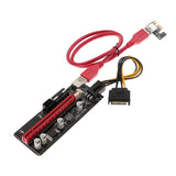 Maxbell 6Pack PCIE Riser 1X TO 16X Graphics Riser Mining Card+60cm USB 3.0 Extension Cable