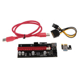 Maxbell 6Pack PCIE Riser 1X TO 16X Graphics Riser Mining Card+60cm USB 3.0 Extension Cable