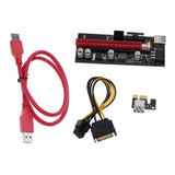 Maxbell 6Pack PCIE Riser 1X TO 16X Graphics Riser Mining Card+60cm USB 3.0 Extension Cable