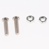 Max 50mm Mounting Bracker C Shape Buckle for Computer Water Cooling Tank White