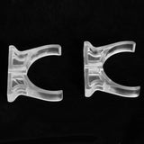 Max 50mm Mounting Bracker C Shape Buckle for Computer Water Cooling Tank White