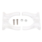 Max 50mm Mounting Bracker C Shape Buckle for Computer Water Cooling Tank White