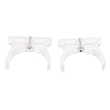 Max 50mm Mounting Bracker C Shape Buckle for Computer Water Cooling Tank White