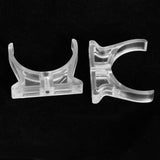 Max 50mm Mounting Bracker C Shape Buckle for Computer Water Cooling Tank White