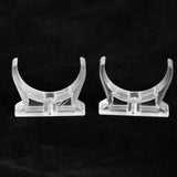 Max 50mm Mounting Bracker C Shape Buckle for Computer Water Cooling Tank White