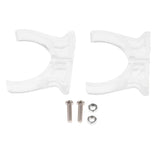 Max 50mm Mounting Bracker C Shape Buckle for Computer Water Cooling Tank White