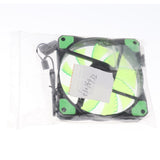 Maxbell 3/4Pin 120mm Computer Clear Case 15-LED Light CPU Cooling Fan 12cm DC12V