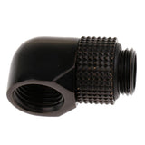 Max G1/4 Inch Rotary Multi-Link Adapter Fitting for Water Cooling System Black