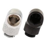Max G1/4 Inch Rotary Multi-Link Adapter Fitting for Water Cooling System Black