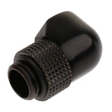 Max G1/4 Inch Rotary Multi-Link Adapter Fitting for Water Cooling System Black