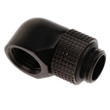 Max G1/4 Inch Rotary Multi-Link Adapter Fitting for Water Cooling System Black