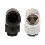 Max G1/4 Inch Rotary Multi-Link Adapter Fitting for Water Cooling System Black