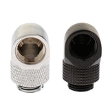 Max G1/4 Inch Rotary Multi-Link Adapter Fitting for Water Cooling System Black