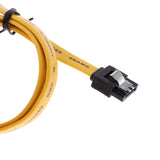Maxbell 90 Degree Right-Angle SATA III Cable 6.0Gbit/s With Locking Latch