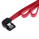 Maxbell Universal SATA III Cable 90 Degree 6Gbps Data Cable With Locking Latch 18 Inches