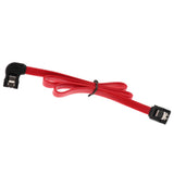 Maxbell Universal SATA III Cable 90 Degree 6Gbps Data Cable With Locking Latch 18 Inches